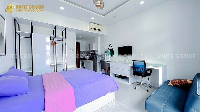 Hình ảnh Cho Thuê Căn Hộ 1PN Studio full nội thất tại Dương Bá Trạc Quận 8