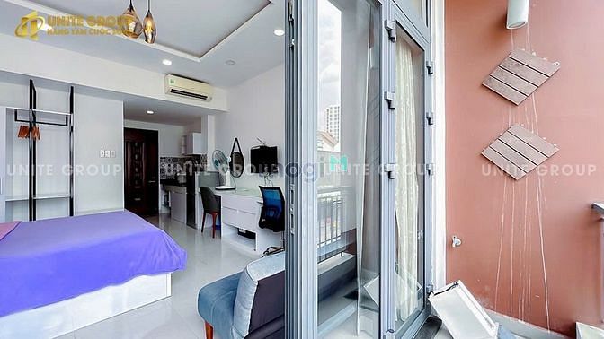 Hình ảnh Cho Thuê Căn Hộ 1PN Studio full nội thất tại Dương Bá Trạc Quận 8