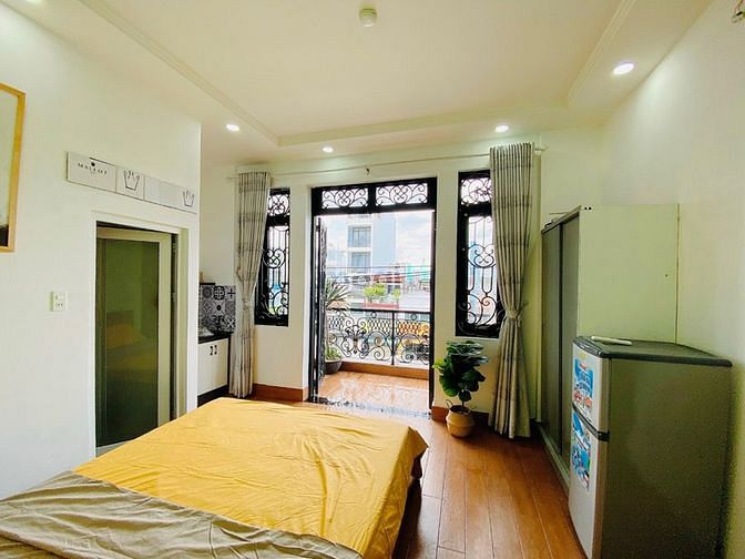 Hình ảnh Studio ban công full nội thất gần KCX Tân Thuận, TDT, RMIT Q7