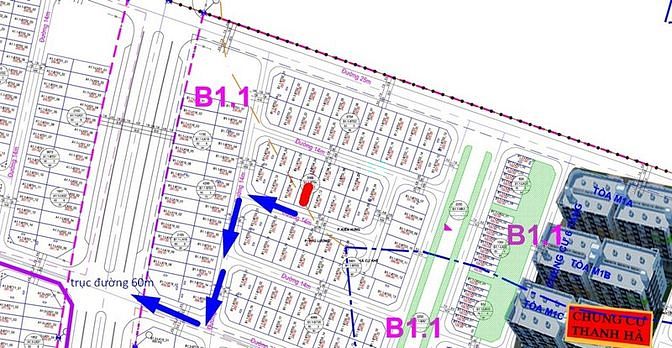 Hình ảnh Cần Bán Ngay lô đất biệt thự thuộc đô thị Thanh Hà - Giá Tốt