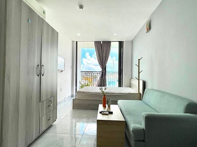Hình ảnh STUDIO_1Phòng Ngủ Balcony_Đầy đủ nội thất_Đường Phan Văn Trị_Gần GV,PN