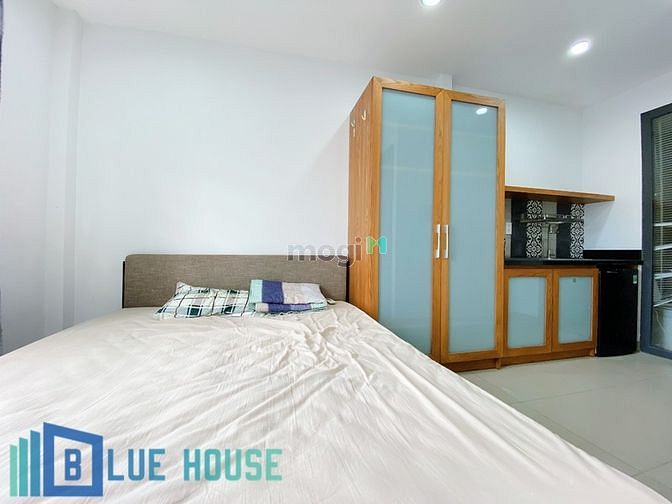 Hình ảnh Trống sẵn studio ban công full nội thất gần chợ Hoàng Hoa Thám