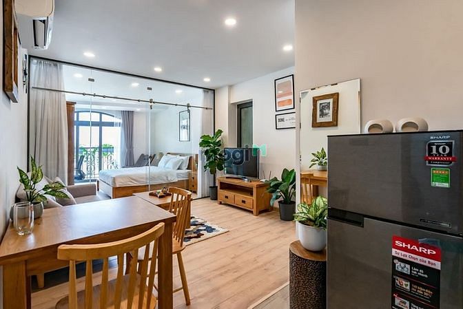 Hình ảnh Cho thuê Trang Chủ MB66.COM / Đăng Ký Tặng 66K studio 1 phòng ngủ ban công cực chill