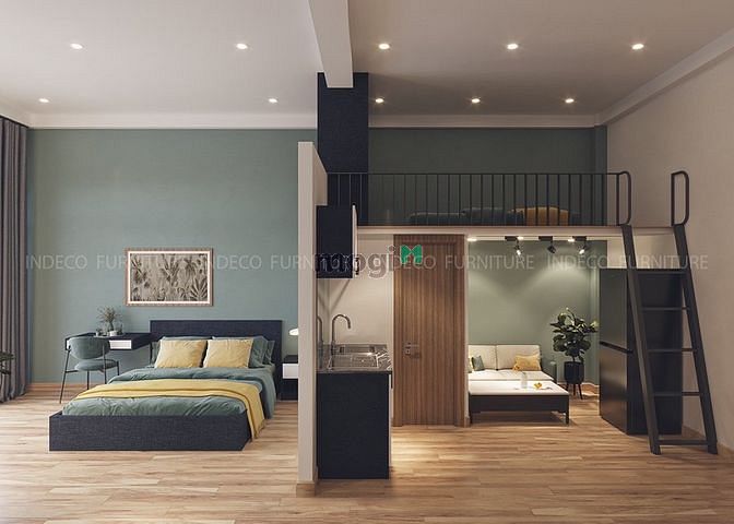 Hình ảnh Hệ Thống Căn Hộ Cao Cấp 2 Phòng Ngủ Ban Công Cửa Sổ View Xịn