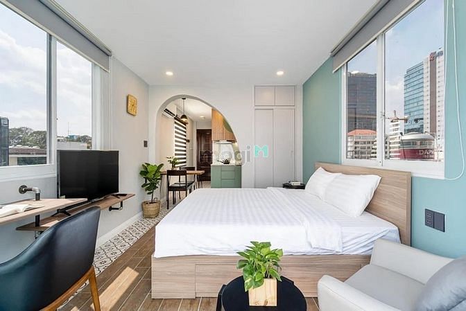 Hình ảnh Cho Thuê Nhà full nội thất cửa sổ lớn Lê Hồng Phong Quận 10