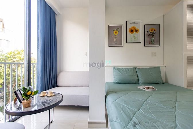 Hình ảnh Studio full nội thất ban công gần PMH, chợ Tân Mỹ Q7