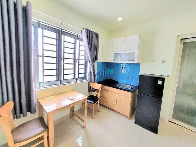 Hình ảnh Cho Thuê Căn Hô Studio Cửa sổ lớn Dương Bá Trạc Quận 8