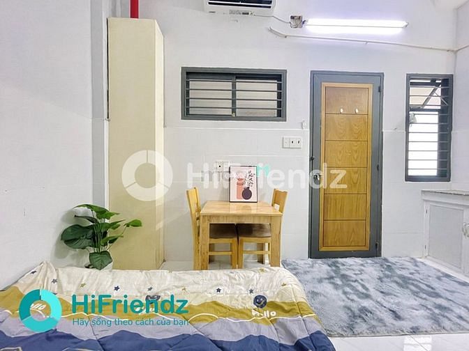 Hình ảnh ‼️Căn Hộ Studio Full Nội Thất_Gần chợ Hoàng Hoa Thám 🎉