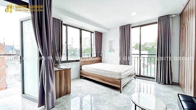 Hình ảnh Studio bancon, cửa sổ, full nội thất Võ Thị Sáu Quận 3