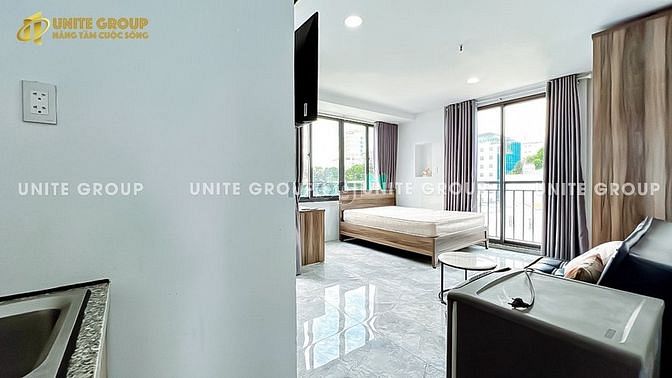 Hình ảnh Studio bancon, cửa sổ, full nội thất Võ Thị Sáu Quận 3