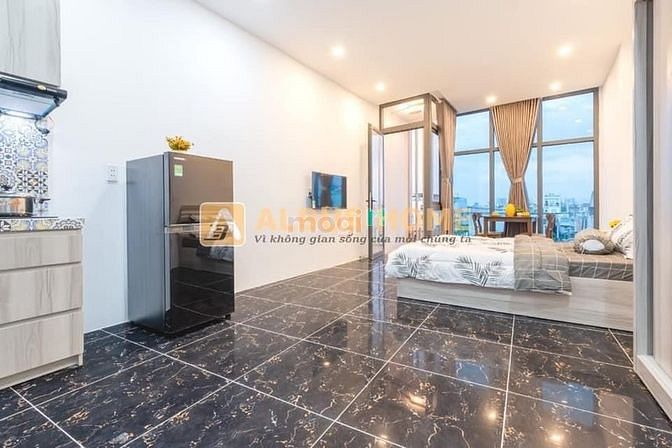 Hình ảnh Hệ thống Studio rộng Full NT, Cửa sổ/Ban công lớn, Tầng cao, View đẹp
