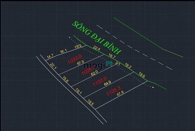 Hình ảnh đất nền biệt thự ven sông đại bình