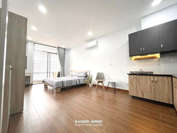 Hình ảnh Studio Full NT_Bancon_Máy Giặt Riêng_Gần Quận1,2,3, Phú Nhuận