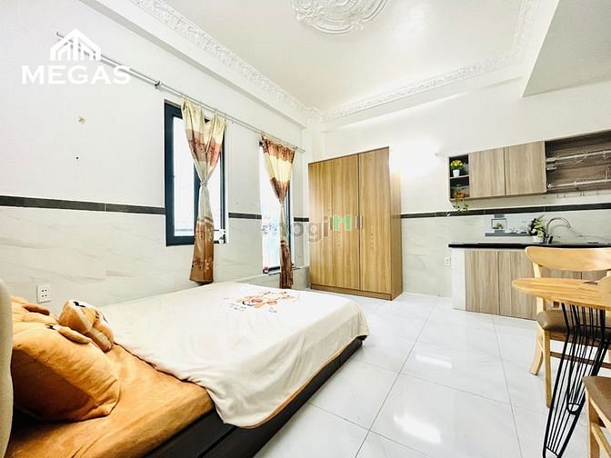 Hình ảnh Căn Hộ Studio, Full Nội Thất, Ban Công, Ngay Tô Ký - Chợ Chó