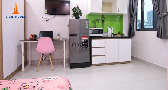 Hình ảnh Studio ban công/cửa sổ có thang máy gần toà nhà Viettel