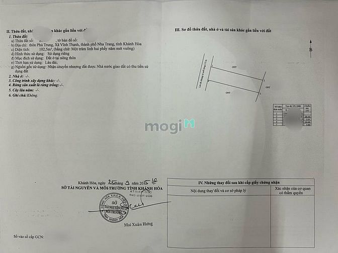 Hình ảnh VT45 Bán đất hẻm 3.5m đường Phú Trung gần chợ Ga xã Vĩnh Thạnh