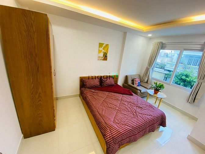 Hình ảnh Căn Hộ 1PN cửa sổ thoáng  - Full Nội Thất -  Khu Sân Bay.