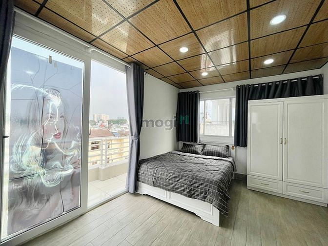 Hình ảnh Căn 30m2 full nội thất - bancol 5ph đi Hàng Xanh, Chợ Bà Chiểu