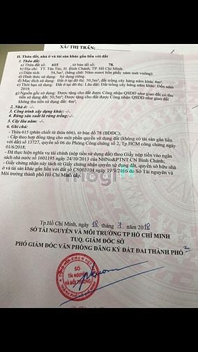 Hình ảnh Đất Chính Chủ Cần Bán Để Kinh Doanh Ngay Thị Trấn Tân Túc