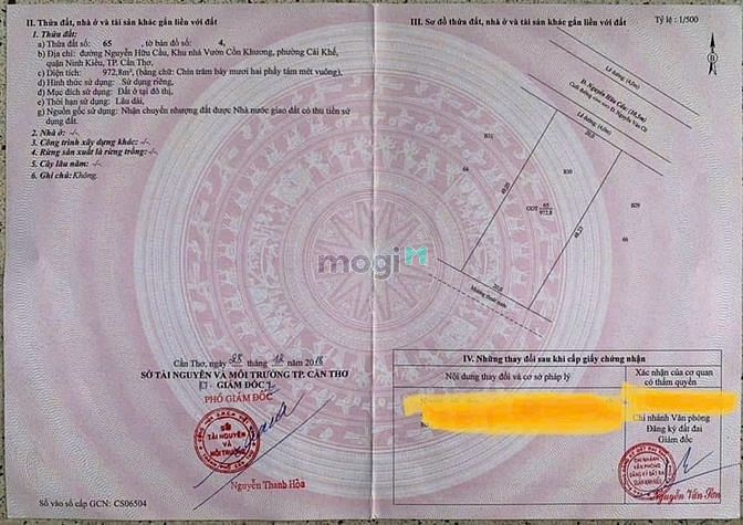 Hình ảnh Nền biệt thự mặt tiền Nguyễn Hữu Cầu KDC Vạn Phát Cồn Khương, Cần Thơ