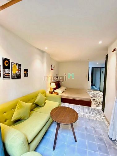 Hình ảnh Cho thuê căn 1PN tách bếp full nội thất có sân vườn nhay sát Q2 💯