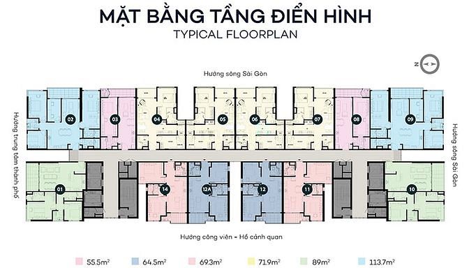 Hình ảnh bán Trang Chủ MB66.COM / Đăng Ký Tặng 66K sky 89 view trực diện sông, 72m, 2pn, 2wc, gía 3ty850