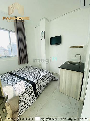 Hình ảnh studio TRỐNG ở liền full nội thất giá rẻ gần aeon mall Tân Phú
