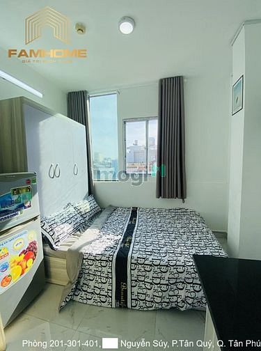 Hình ảnh studio TRỐNG ở liền full nội thất giá rẻ gần aeon mall Tân Phú