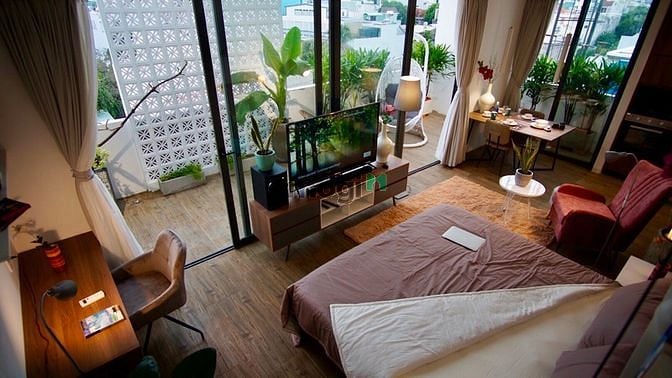Hình ảnh PENTHOUSE 1pn 60m2 ban công riêng tại trung tâm Quận 2