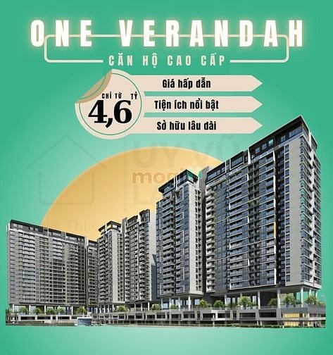 Hình ảnh Bán CH One Verandah view sông, thanh toán 30% HTLS 24 tháng, CK 10%