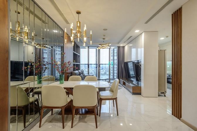 Hình ảnh Cho thuê ngắn hạn – Mb6623 nạp rút nhanh chóng Landmark 81 view toàn Thành Phố – 3PN 155m2
