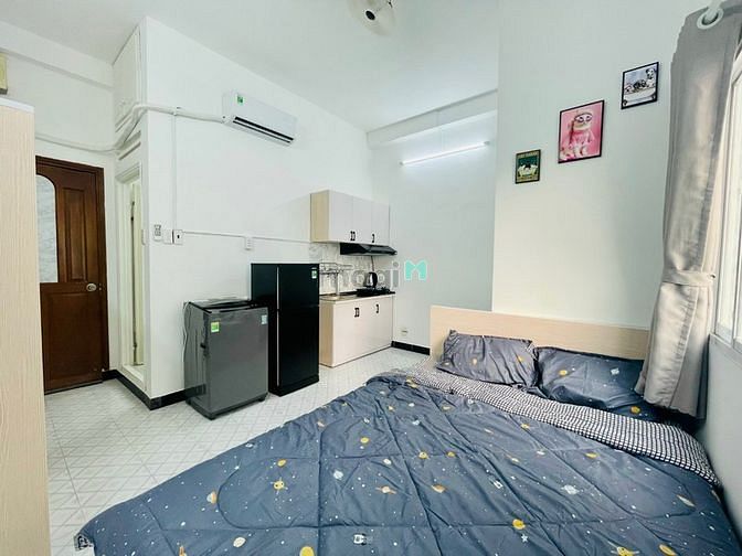 Hình ảnh studio cửa sổ gần CV Lê Thị Riêng,ĐH Y Khoa Phạm Ngọc Thạch,Vạn Hạnh M