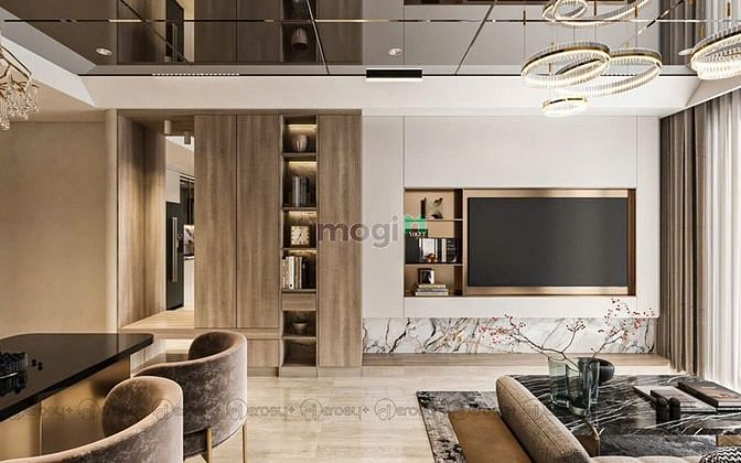 Hình ảnh Nội thất Trang Chủ MB66.COM / Đăng Ký Tặng 66K 2 phòng ngủ Happy One Central