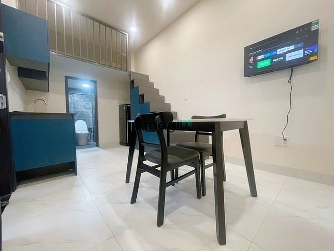 Hình ảnh Chdv 50m2 gác cao 2 giường Full nội thất Ban công
