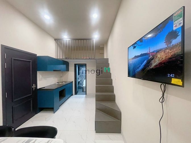 Hình ảnh Chdv 50m2 gác cao 2 giường Full nội thất Ban công
