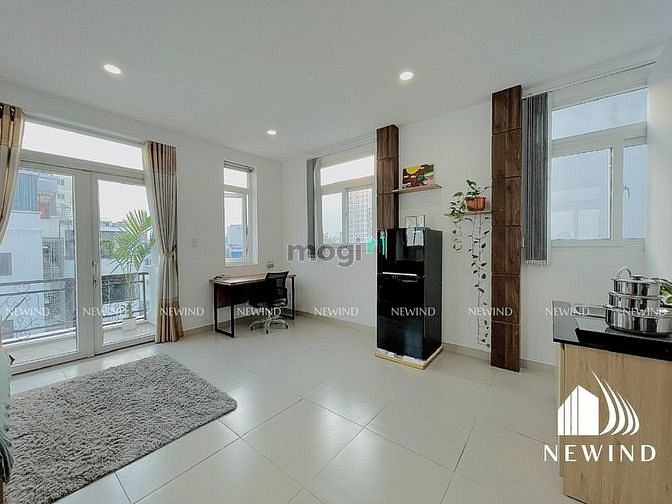 Hình ảnh Cho thuê căn bancon fullnt Mới _máy giặt riêng cạnh quận 4, q1,Q2