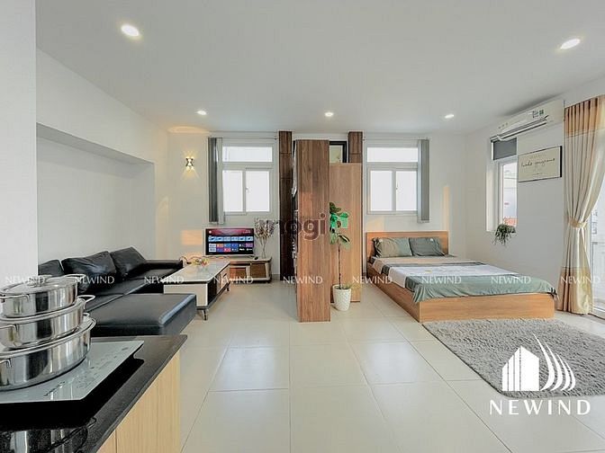 Hình ảnh Studio ban công sát Lotte, tiện đi TĐT,RMIT 5p qua các q1,4
