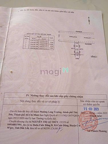 Hình ảnh Bán đất thổ cư đường số 1 nguyễn duy trinh , long trường , quận 9