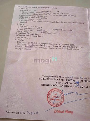 Hình ảnh Bán đất thổ cư đường số 1 nguyễn duy trinh , long trường , quận 9