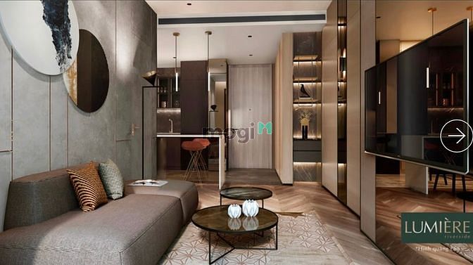 Hình ảnh Dự án mới Lumiere Riverside 1PN 2PN nội thất cơ bản, nội thất full