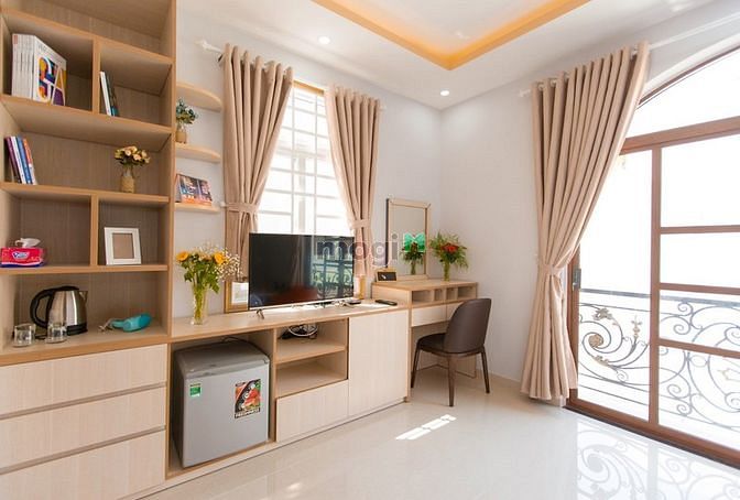 Hình ảnh 🌈Mb6623 nạp rút nhanh chóng mới 100% ban công lớn 35m2 Full nội thất gần CV Lê Văn Tám.
