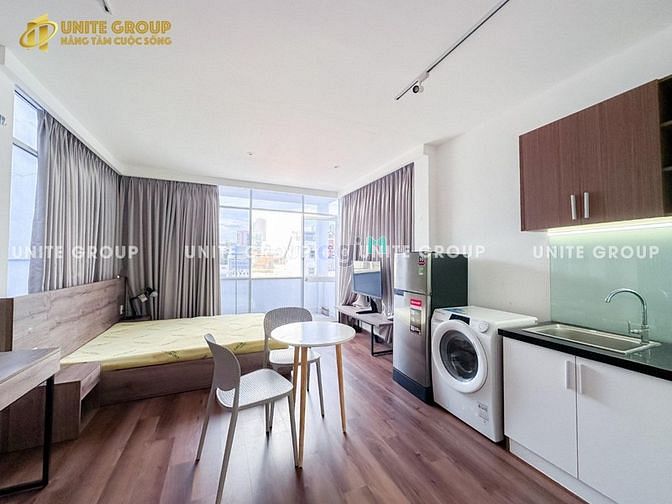 Hình ảnh Căn hộ Studio 40m2 - FULL NT CÓ BANCOL - Cô Giang Q1