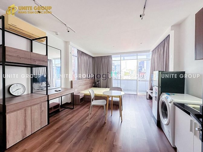 Hình ảnh Căn hộ Studio 40m2 - FULL NT CÓ BANCOL - Cô Giang Q1