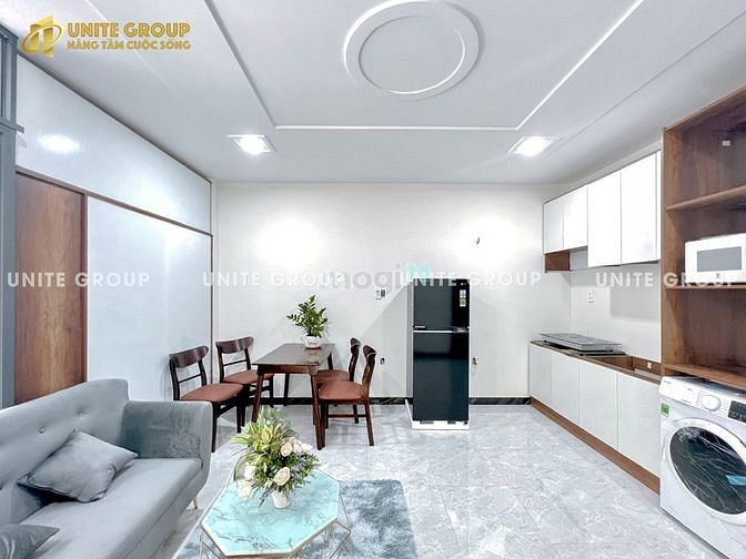Hình ảnh 1PN 50m2 full nội thất có máy giặt riêng gần chợ Tân Định