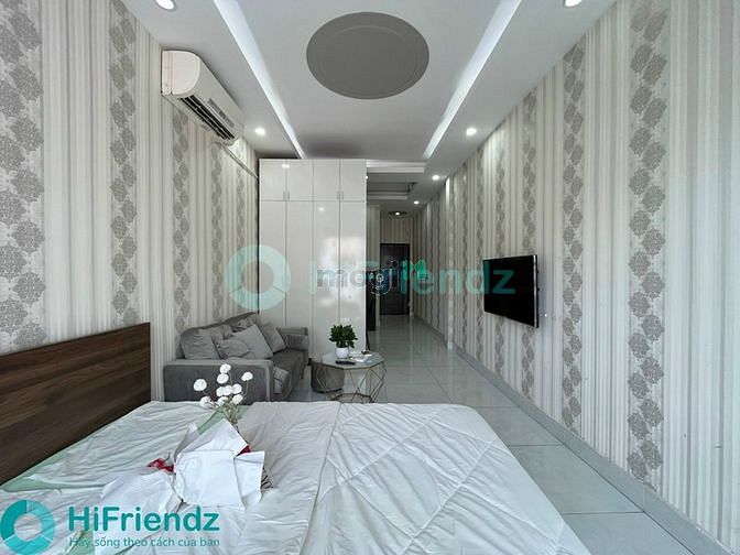 Hình ảnh Studio thiết kế đơn giản hiện đại full nội thất ngay trung tâm