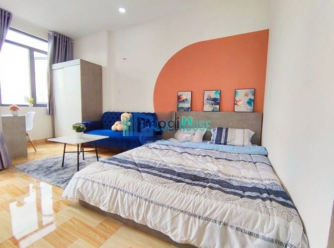 Hình ảnh Cho thuê Trang Chủ MB66.COM / Đăng Ký Tặng 66K Studio BAN CÔNG Full nội thất đối diện E-town Cộng Hòa