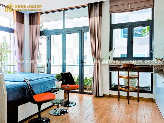 Hình ảnh Studio Full nội thất, cửa sổ lớn Hoàng Sa Quận 3