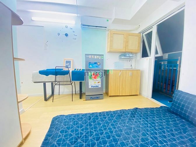 Hình ảnh Studio bancon mini Lê Văn Lương gần Lotte 4tr có tủ lạnh