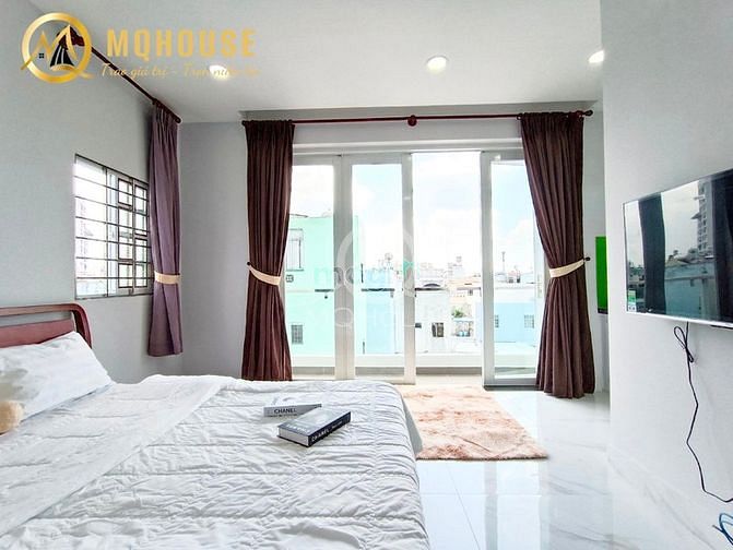 Hình ảnh Ban công Studio Full nội thất Gần Đầm Sen, Lotte Mart Lê Đại Hành, Q11