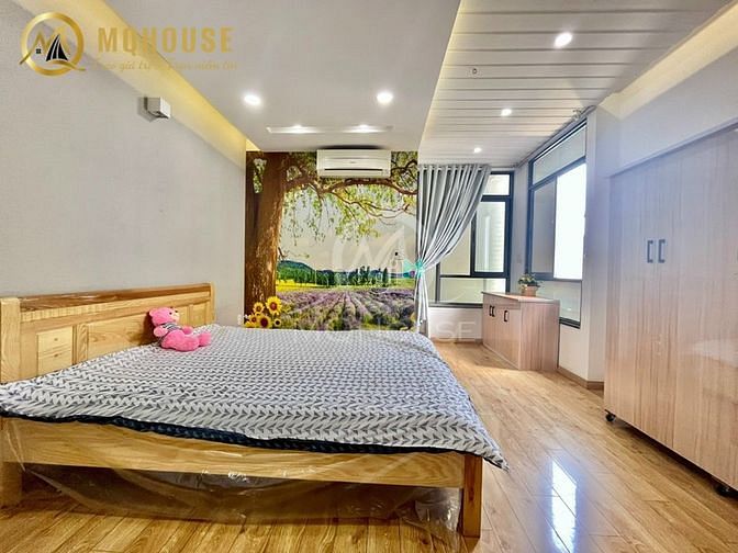Hình ảnh Phòng full nội thất 28m2 máy giặt riêng kế Phạm Văn Bạch